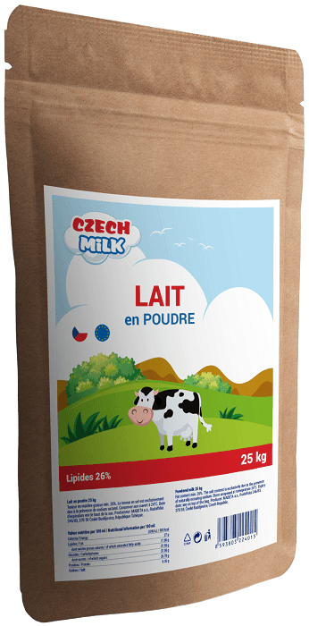 [product, image, Lait en Poudre 26% 25 kg Sac]