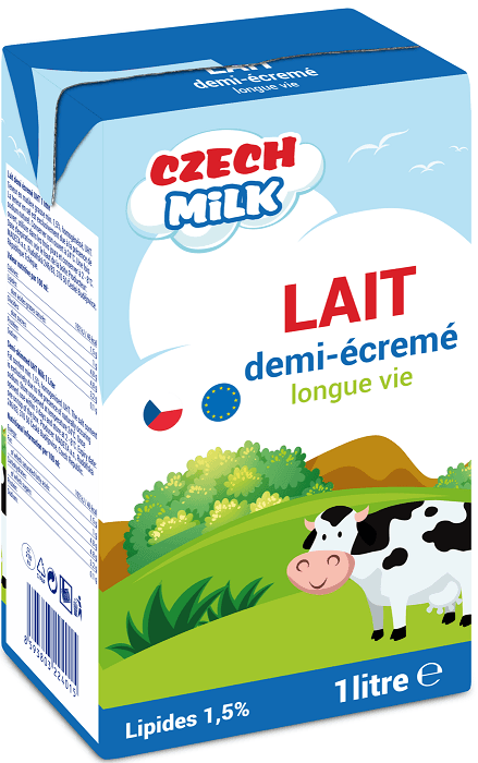 [product, image, Lait Tchèque réduit en gras 1.5% 1l]